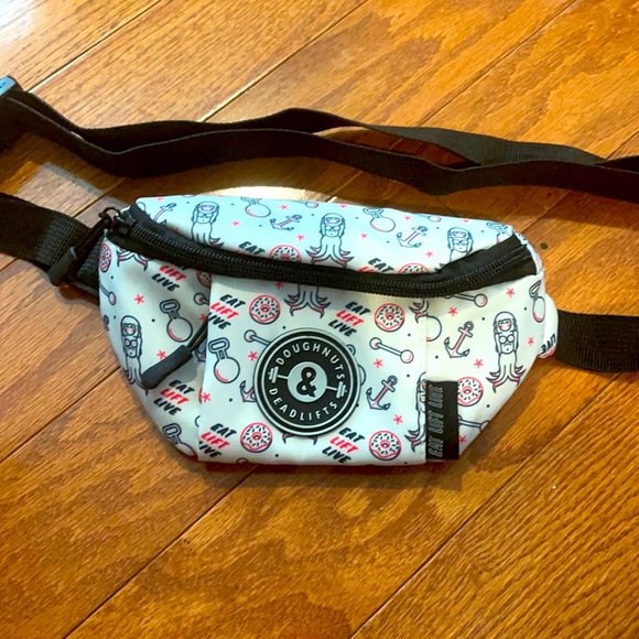 Doughnuts & Deadlifts Handbags - Doughnuts & Deadlifts Belt Bag